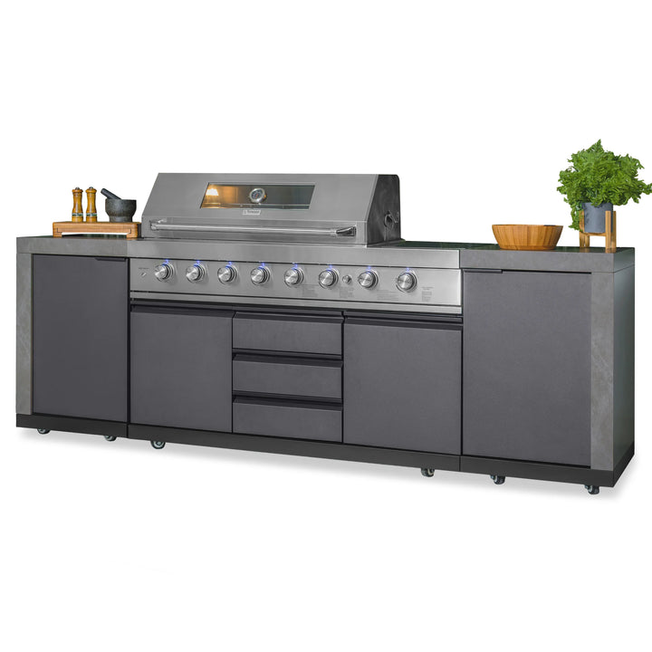 Maze Ember Outdoor Kitchen Gas BBQ with 2 Modular Units