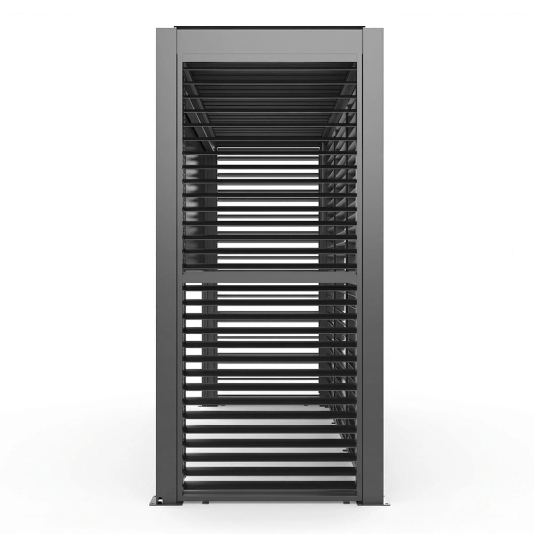 Como Free Standing BBQ Shelter With LED Lights & Back Panels