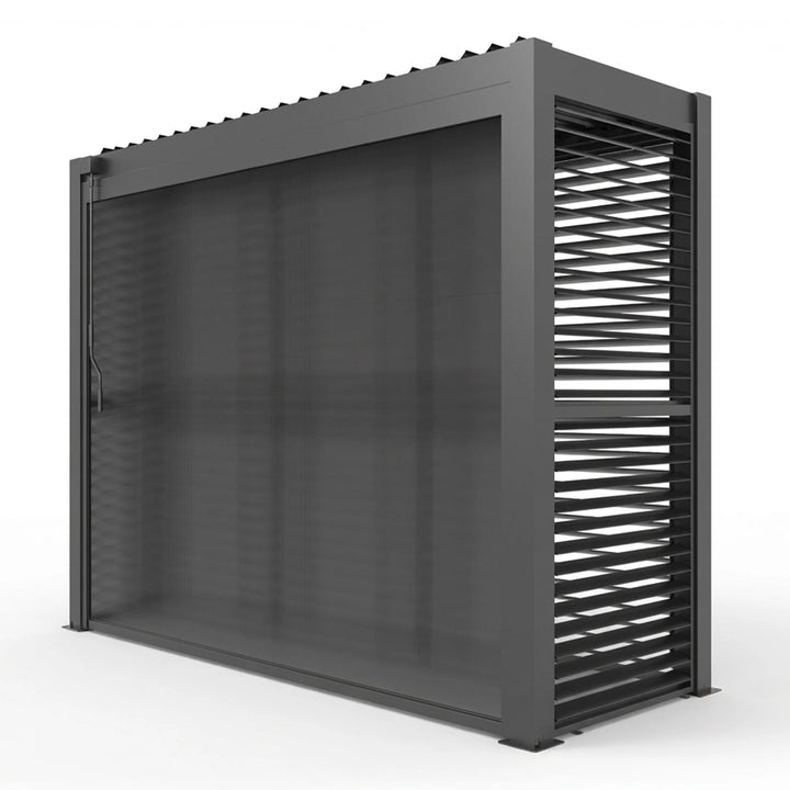 Como Free Standing BBQ Shelter With LED Lights & Back Panels
