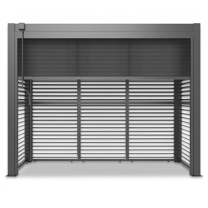 Como Free Standing BBQ Shelter With LED Lights & Back Panels