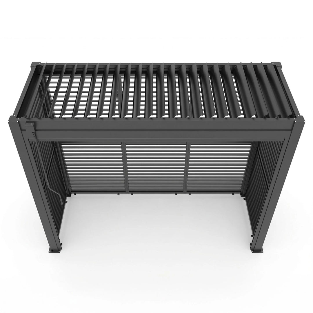 Como Free Standing BBQ Shelter With LED Lights & Back Panels