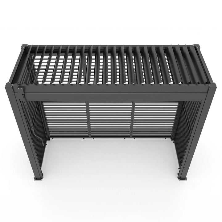 Como Free Standing BBQ Shelter With LED Lights & Back Panels