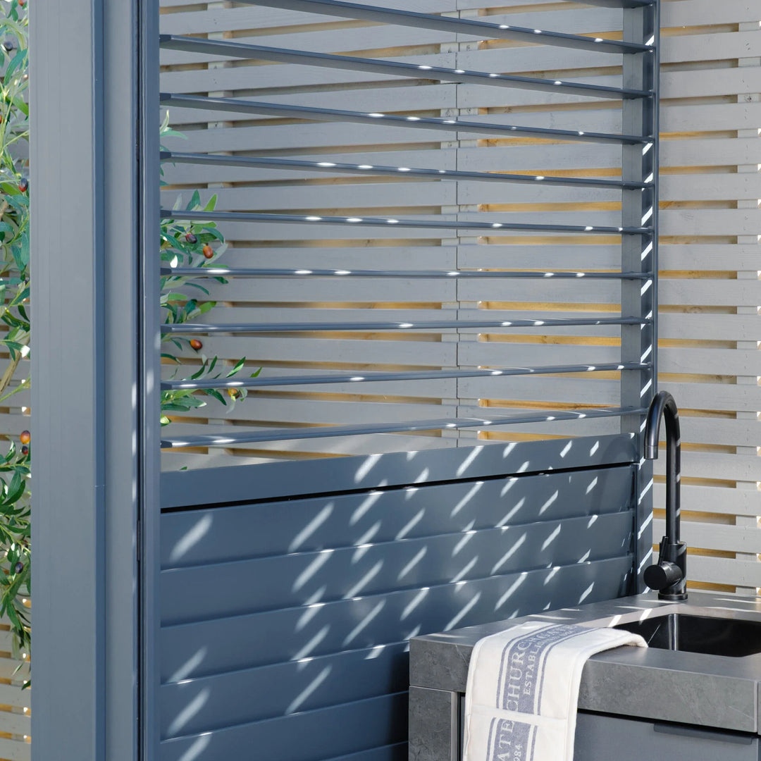 Como Free Standing BBQ Shelter With LED Lights