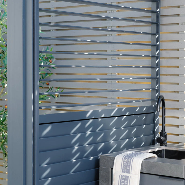 Como Free Standing BBQ Shelter With LED Lights