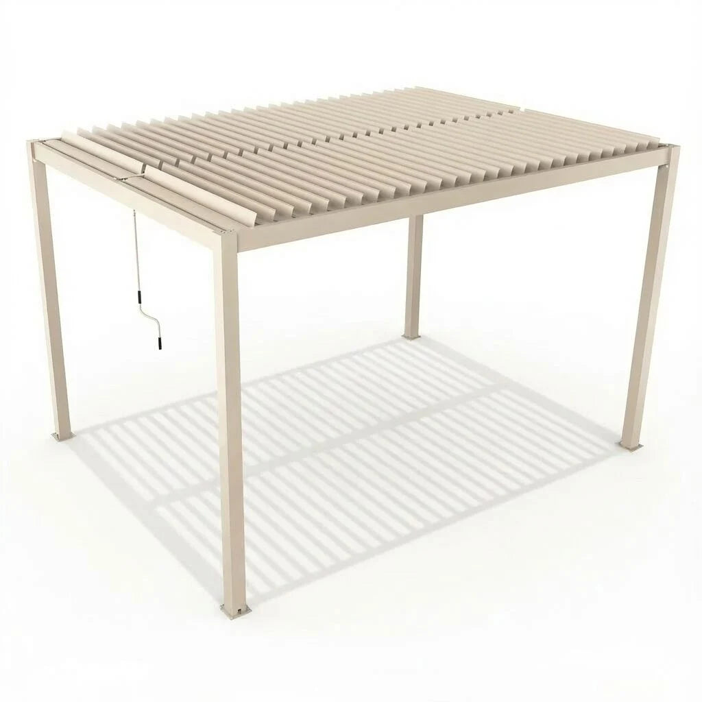 Como Pergola Aluminium Rectangular 3m x 4m Frame Only