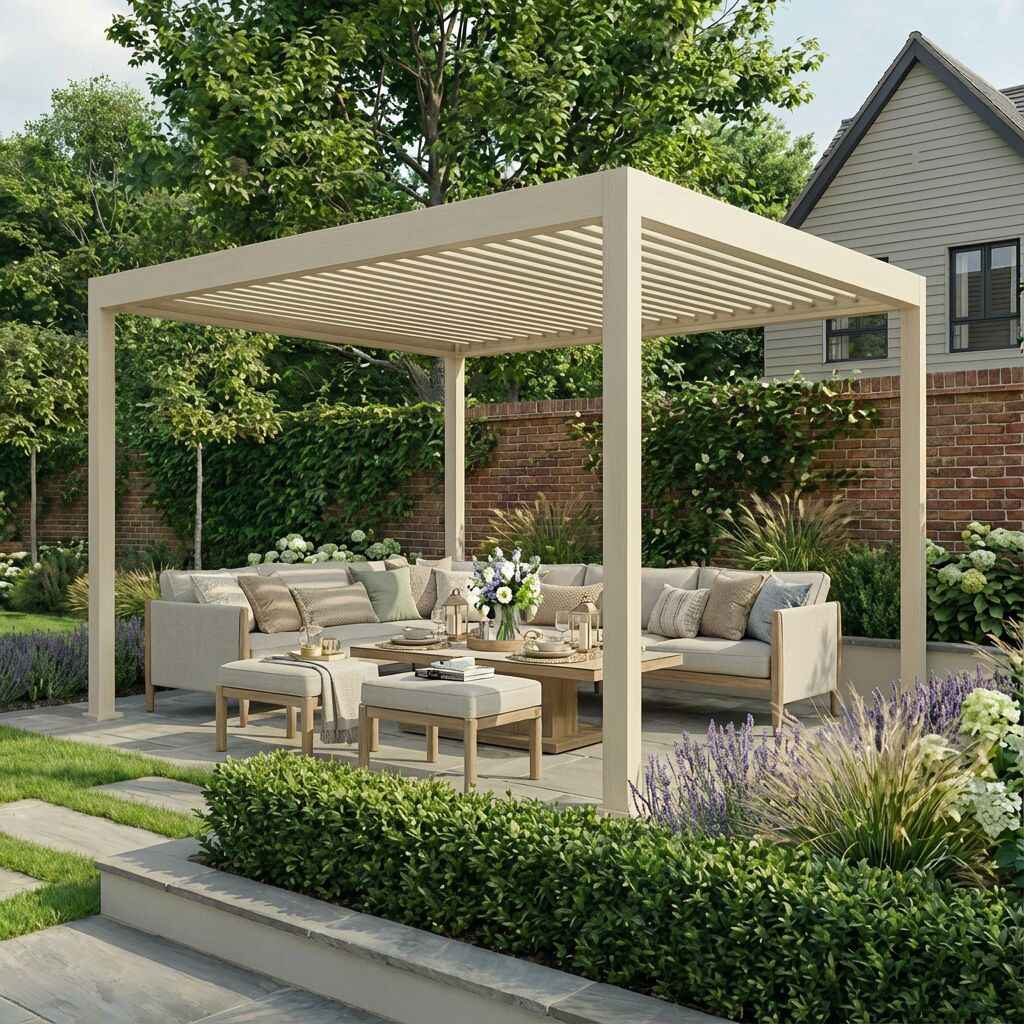 Jupiter Pergola Aluminium Rectangular 30x40 - Frame Only