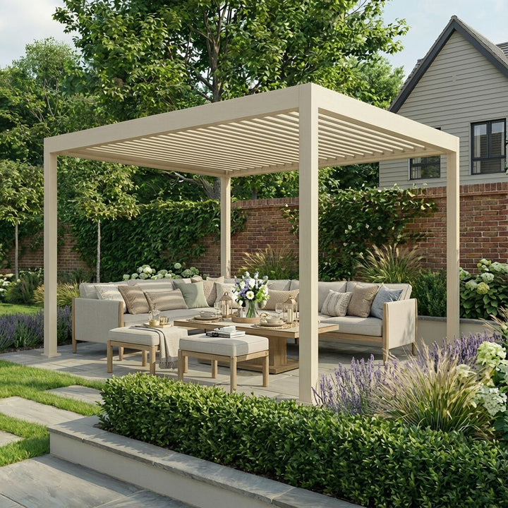 Jupiter Pergola Aluminium Rectangular 30x40 - Frame Only