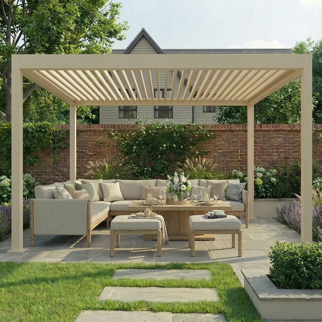 Jupiter Pergola Aluminium Rectangular 30x40 - Frame Only