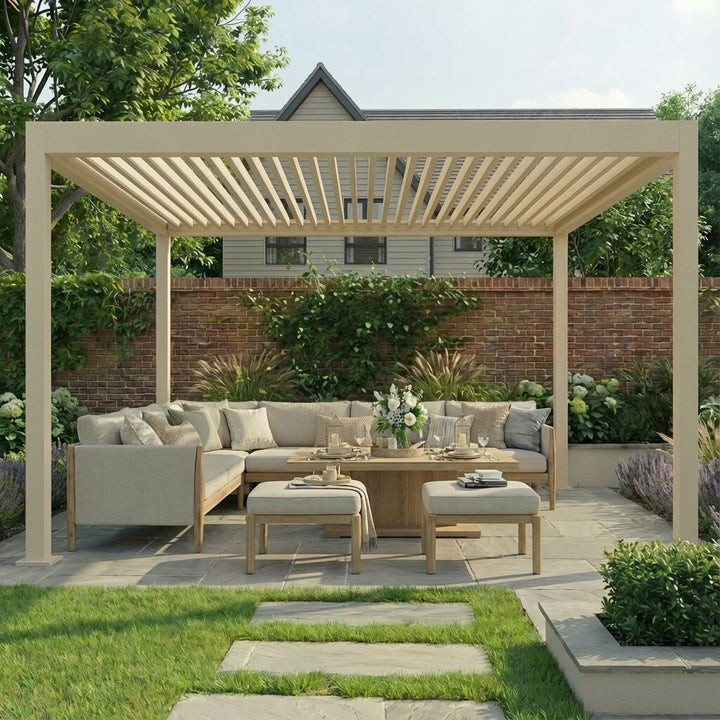 Jupiter Pergola Aluminium Rectangular 30x40 - Frame Only