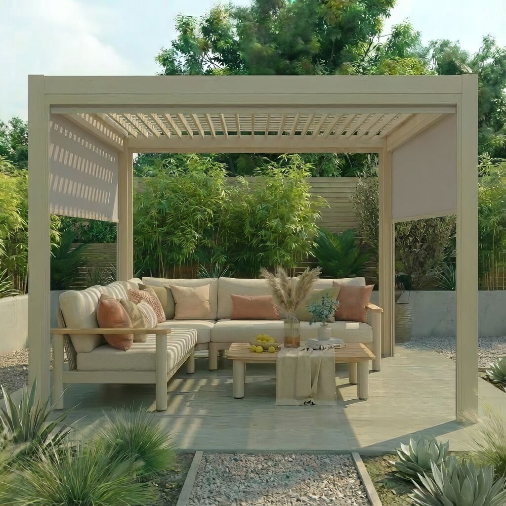 Jupiter Pergola - Zip Blind For 3m Side
