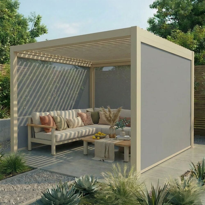 Jupiter Pergola - Zip Blind For 3m Side