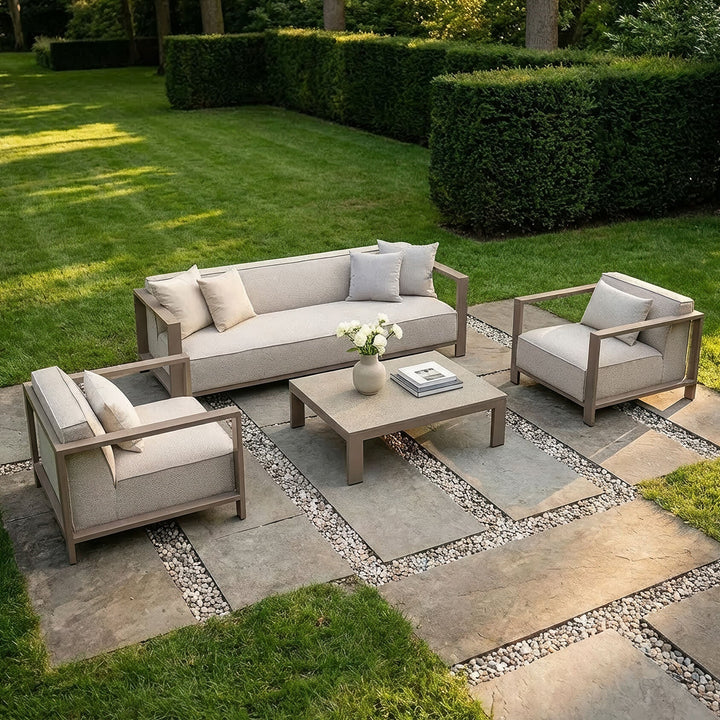 Ibiza 3 Seat Sofa Set With Square Table