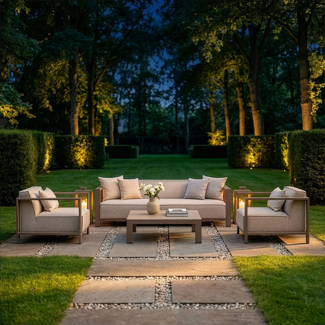 Ibiza 3 Seat Sofa Set With Square Table