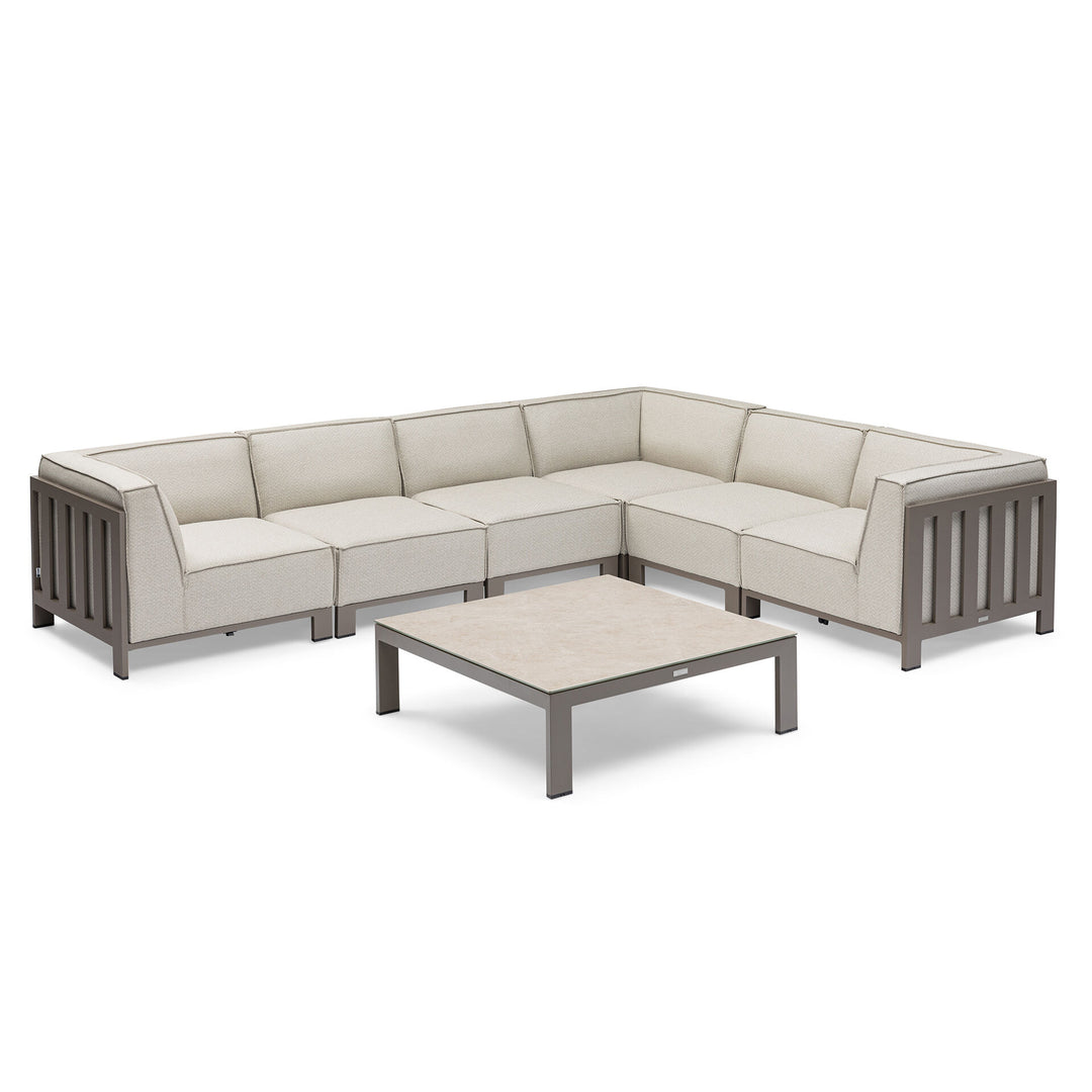 Ibiza Medium Corner Sofa Set With Square Table