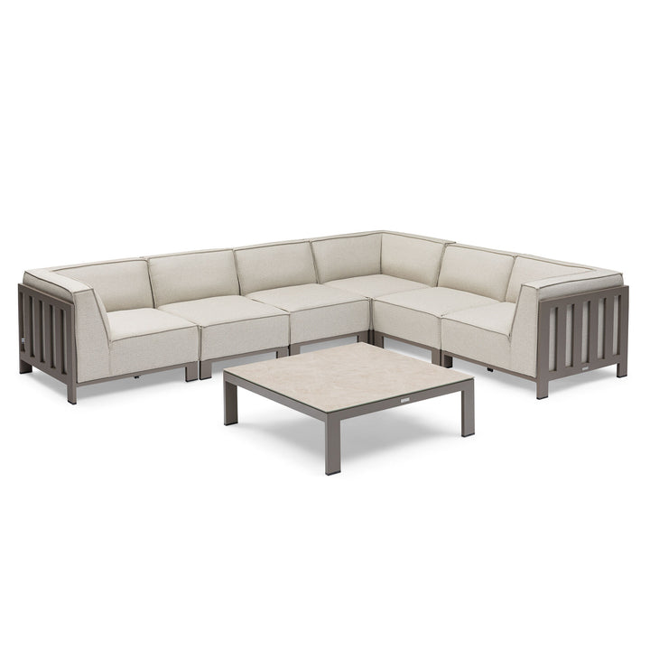 Ibiza Medium Corner Sofa Set With Square Table