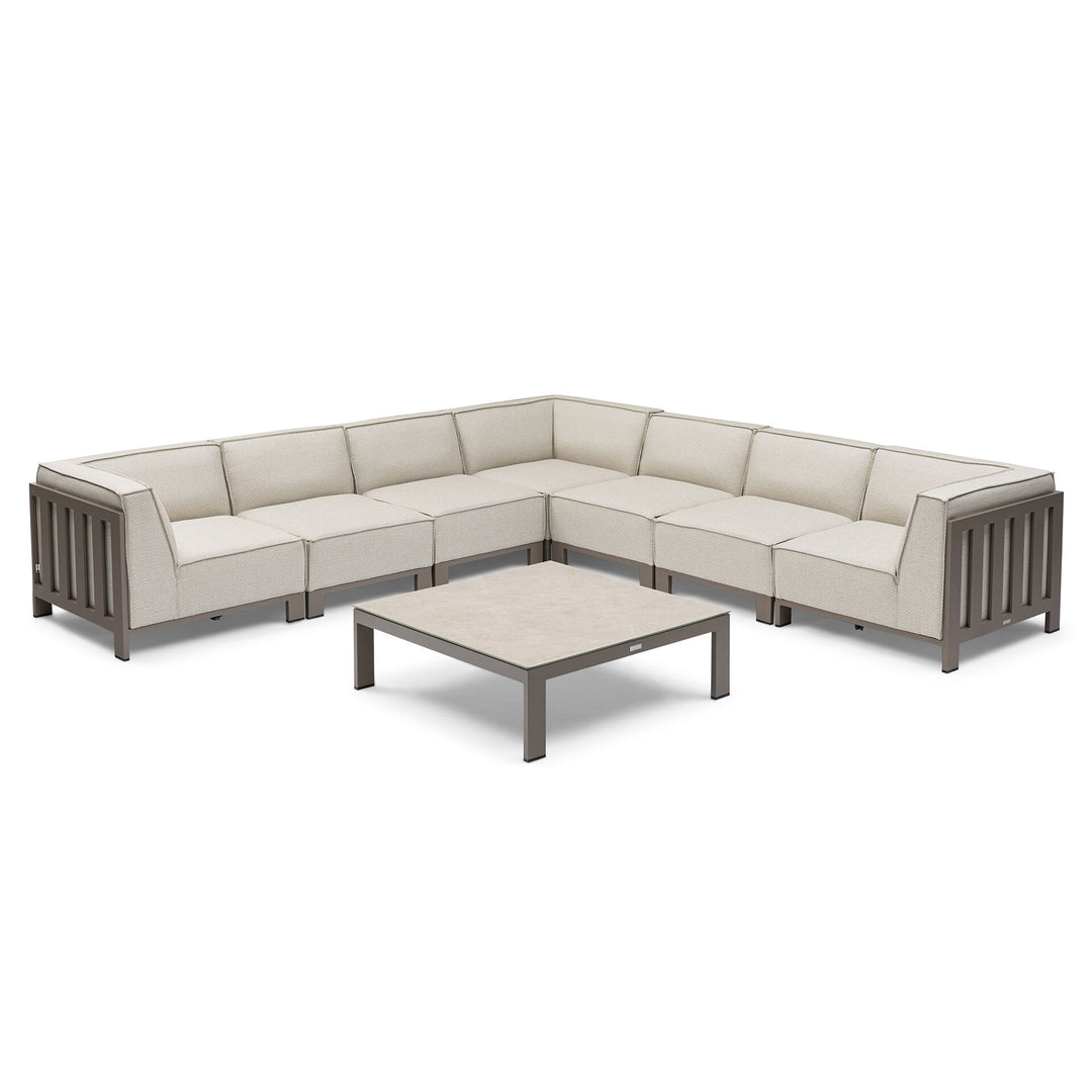 Ibiza Large Corner Sofa Set With Square Table