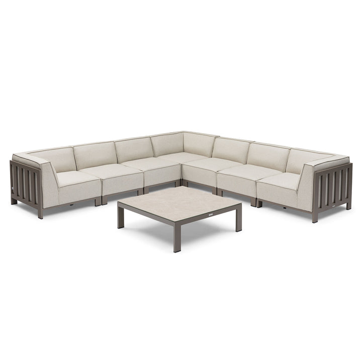 Ibiza Large Corner Sofa Set With Square Table