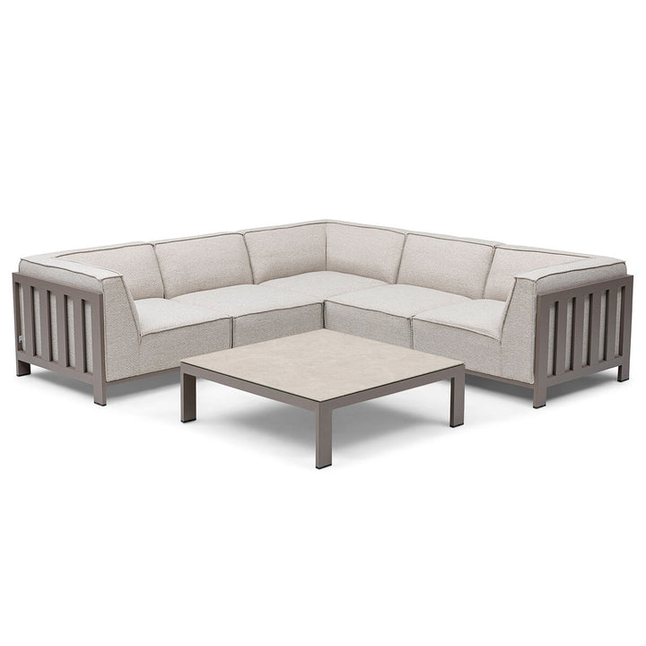 Ibiza Small Corner Sofa Set With Square Table