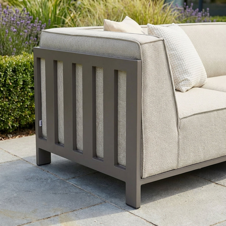 Ibiza Small Corner Sofa Set With Round Coffee Table