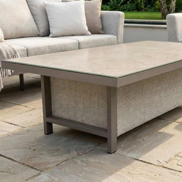 Pulse Rectangular Corner Dining Set with Rising Table