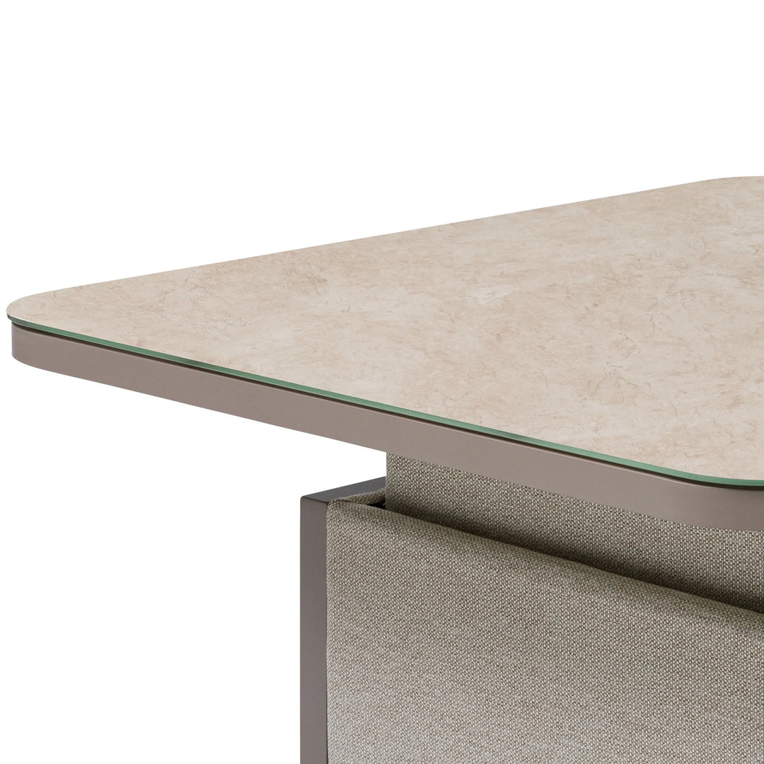 Pulse Deluxe Square Corner Dining Set with Rising Table