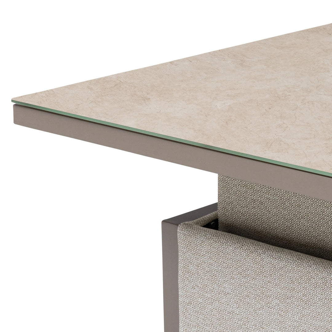 Pulse Square Corner Dining Set with Rising Table