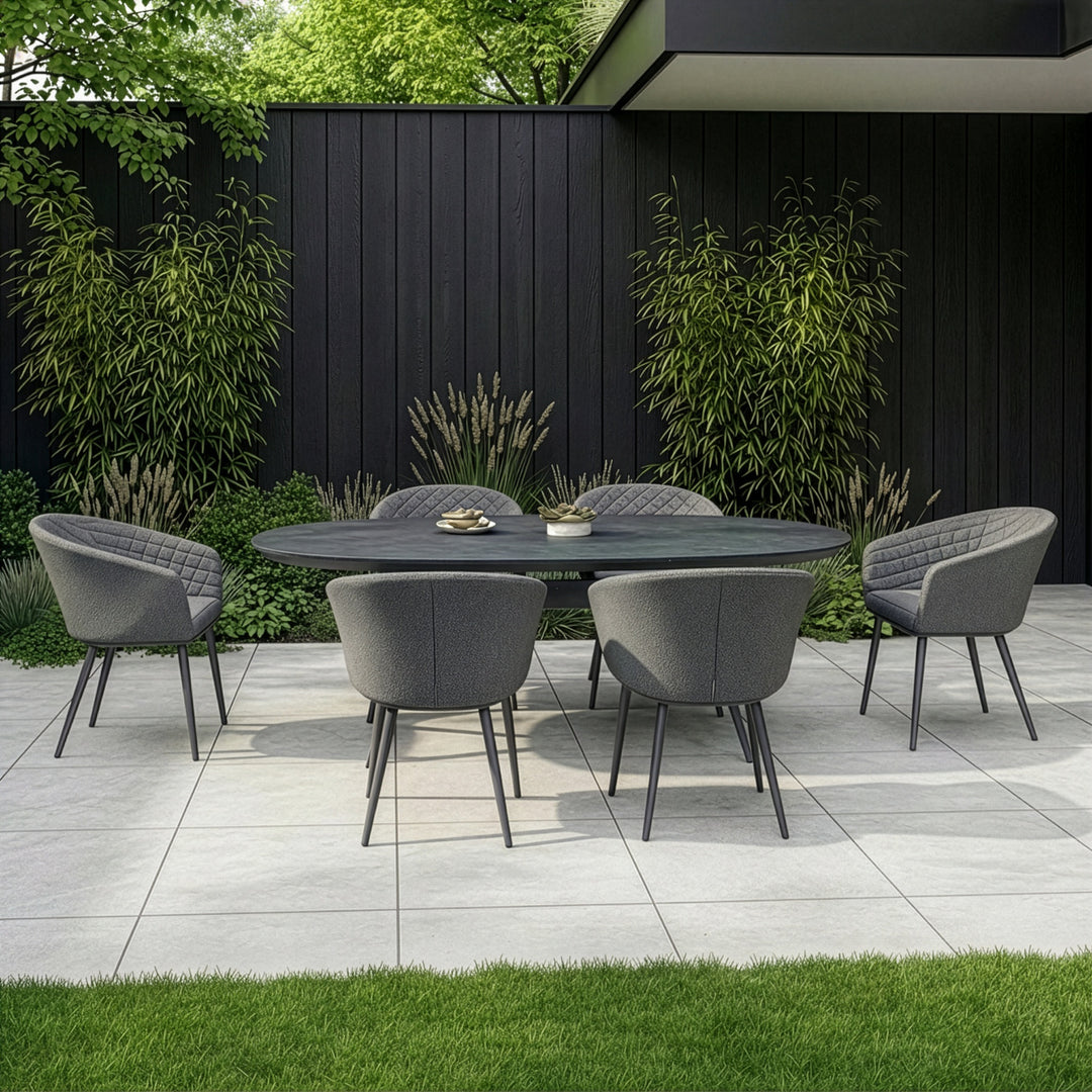 Maze -  Ambition 6 Seat Oval Dining Set