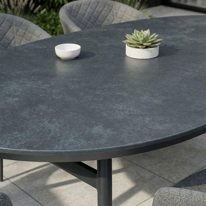 Maze -  Ambition 6 Seat Oval Dining Set