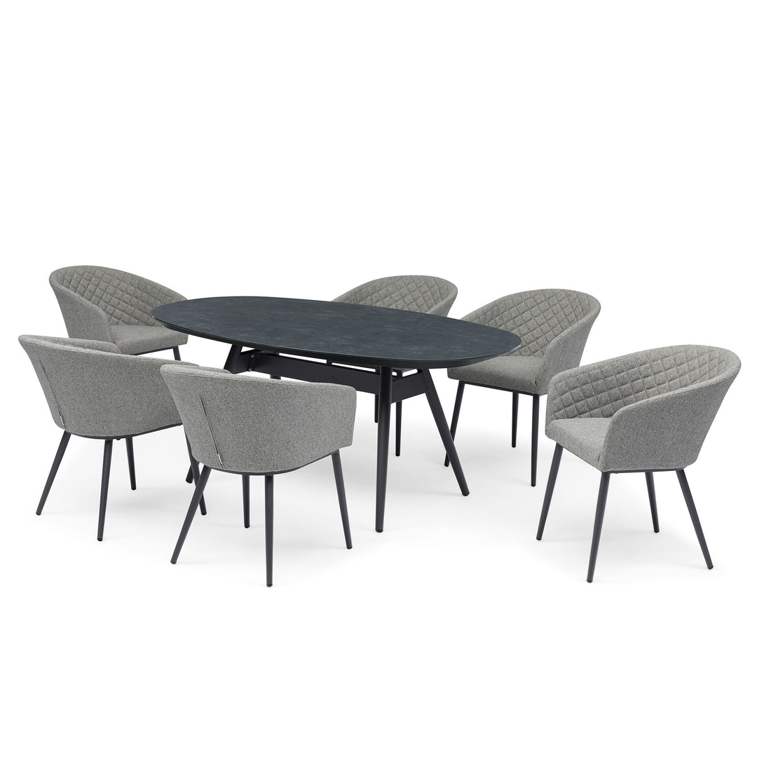 Maze -  Ambition 6 Seat Oval Dining Set