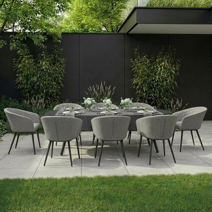 Maze - Ambition 8 Seat Oval Dining Set