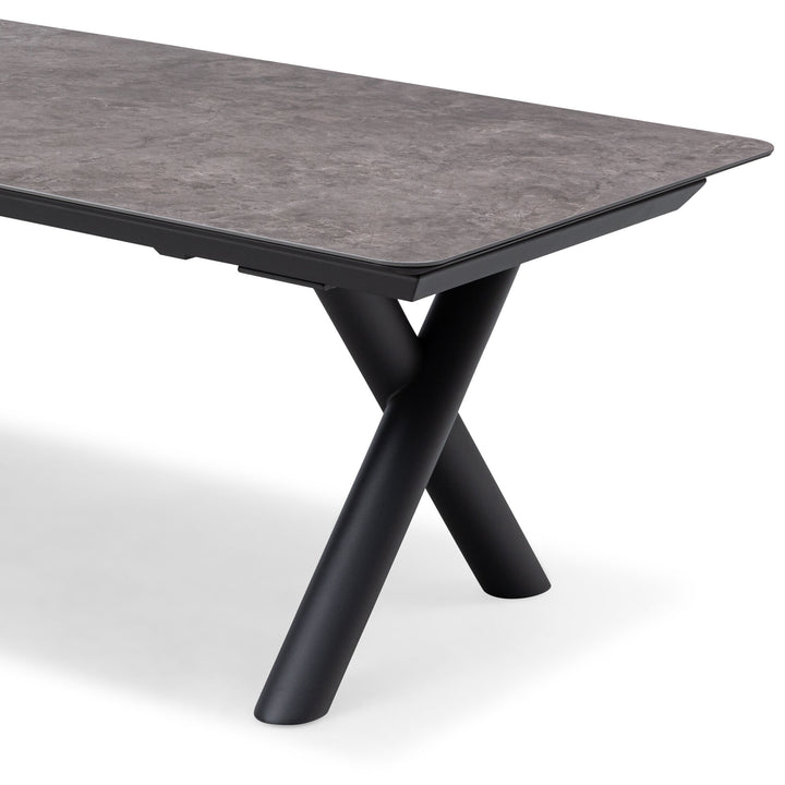 Ambition Maxim 12 Seat Extending Dining Set. 340cm/400cm