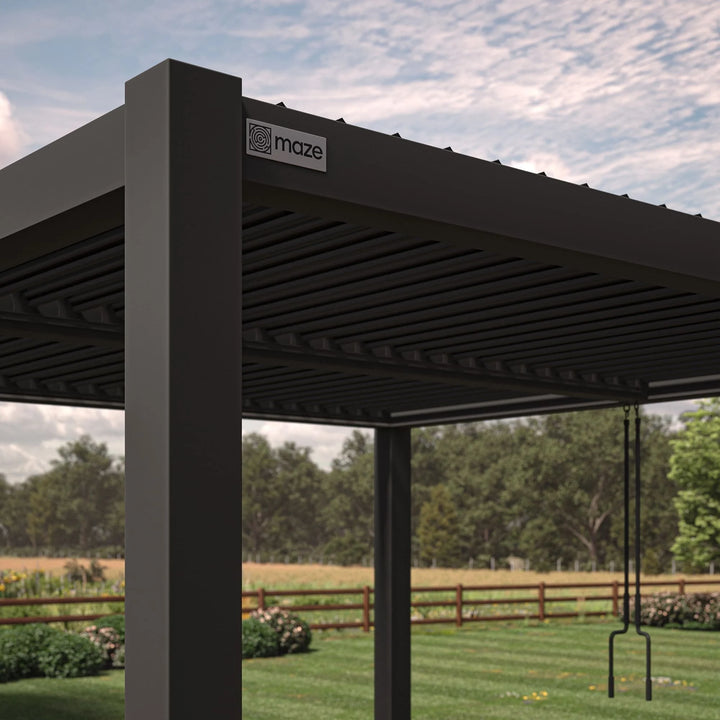 Como Pergola Aluminium Square 30x30 Frame Only