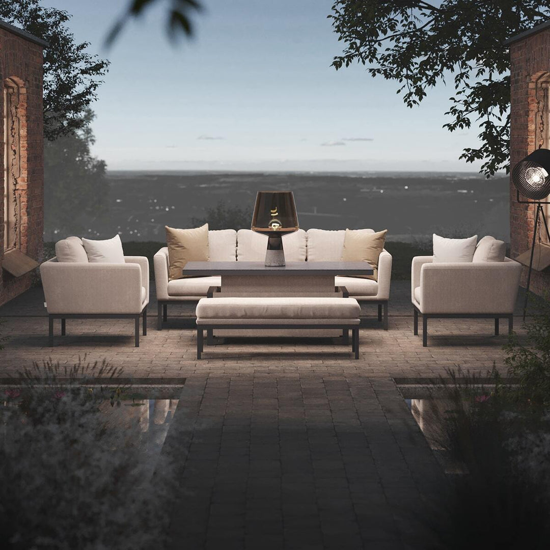 Pulse 3 Seat Sofa Dining Set with Rising Table