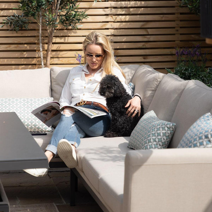 Pulse Rectangular Corner Dining Set with Rising Table