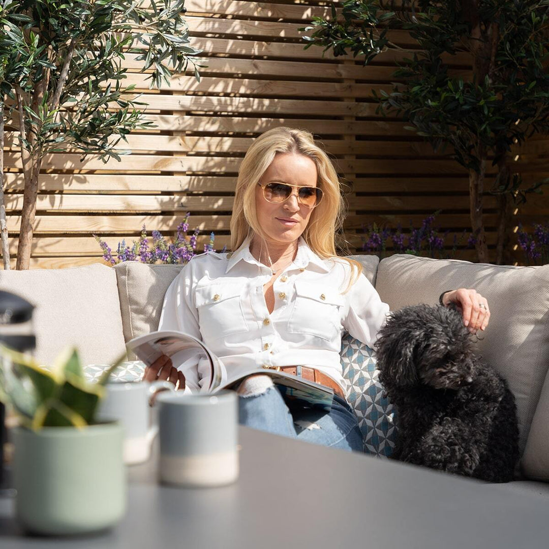 Pulse Rectangular Corner Dining Set with Rising Table