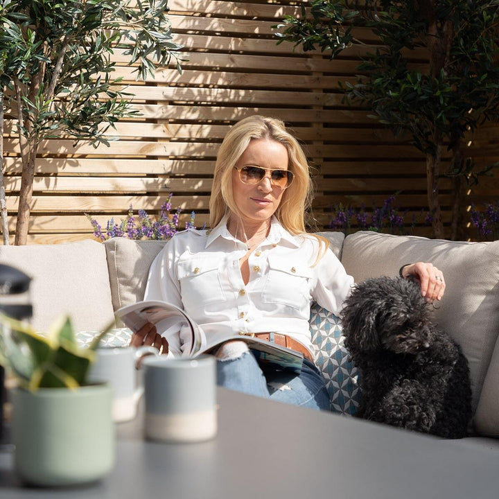 Pulse Rectangular Corner Dining Set with Rising Table