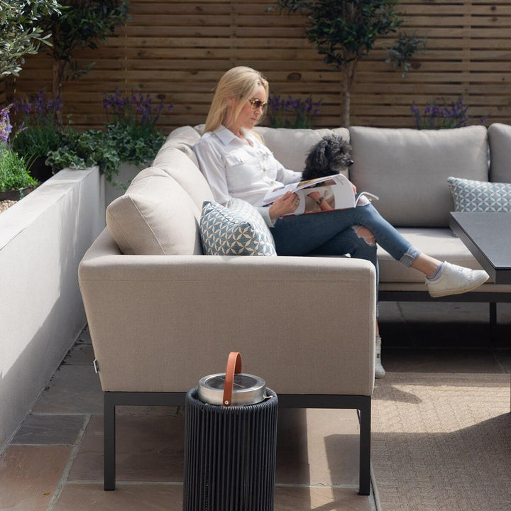 Pulse Rectangular Corner Dining Set with Rising Table