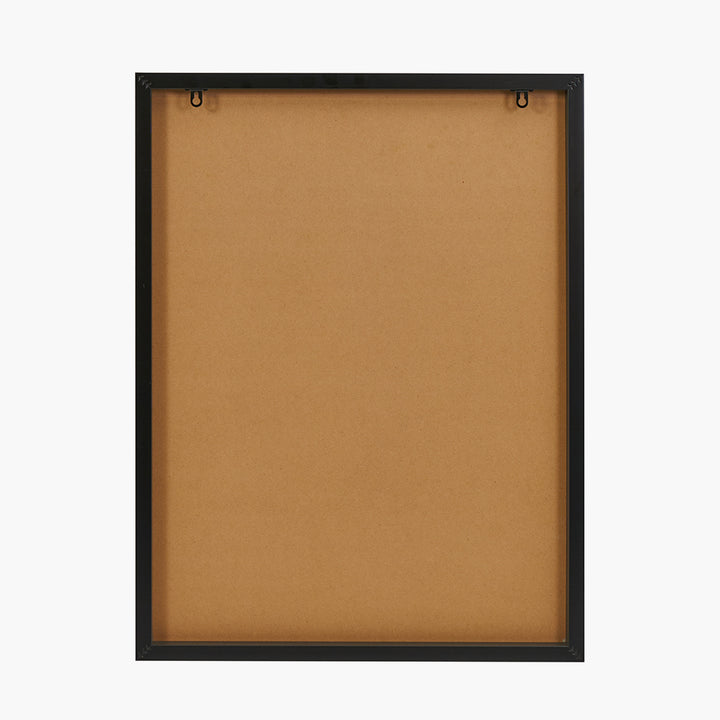 Art Deco Print with Gold Detail and Black Frame