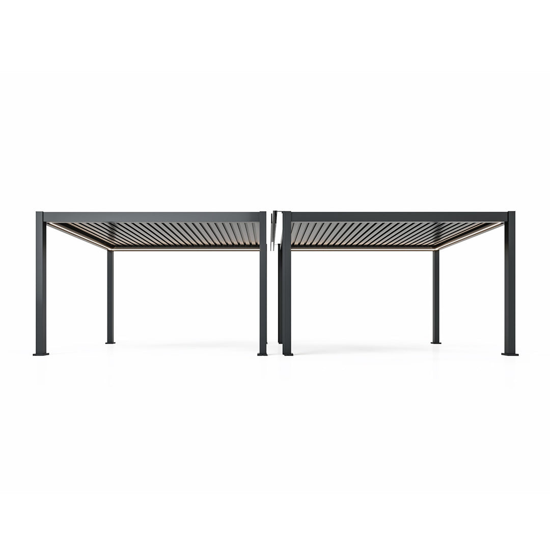 Eden Pergola Aluminium Jointing Kit for 4m side Grey