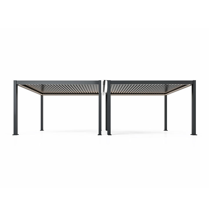 Eden Pergola Aluminium Jointing Kit for 4m side Grey