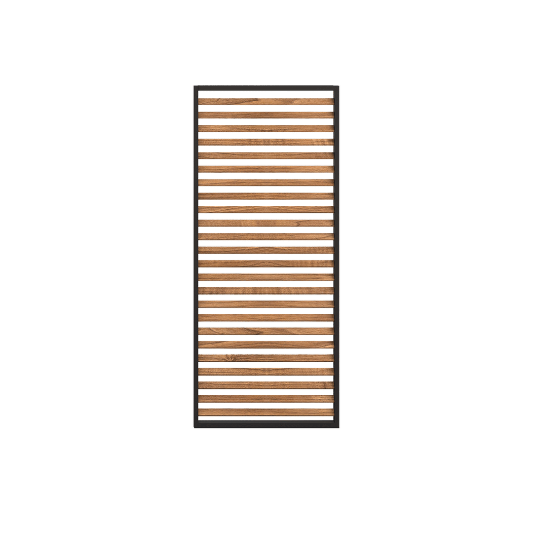Como Pergola Aluminium Louvre Single Panel - Wood Effect for 3m Side (3 required per complete side)