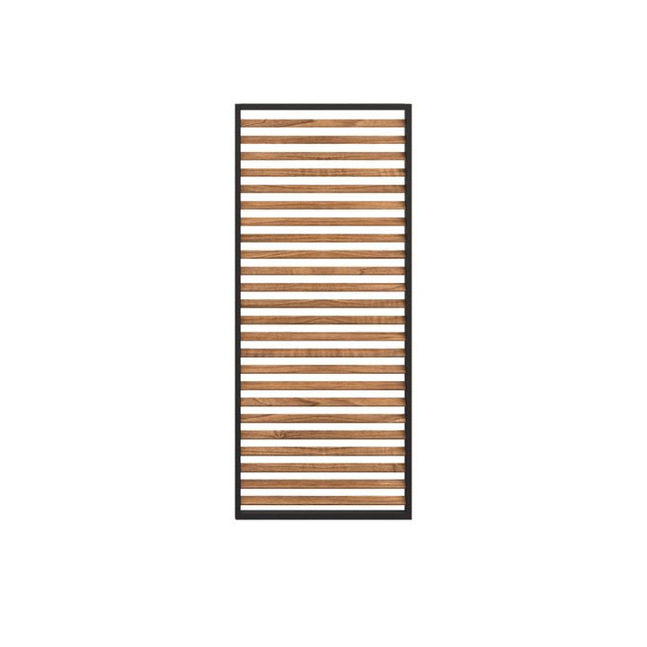 Como Pergola Aluminium Louvre Single Panel - Wood Effect for 3m Side (3 required per complete side)