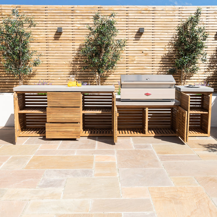 Bali Outdoor Kitchen Units With Drawers - Large Configuration