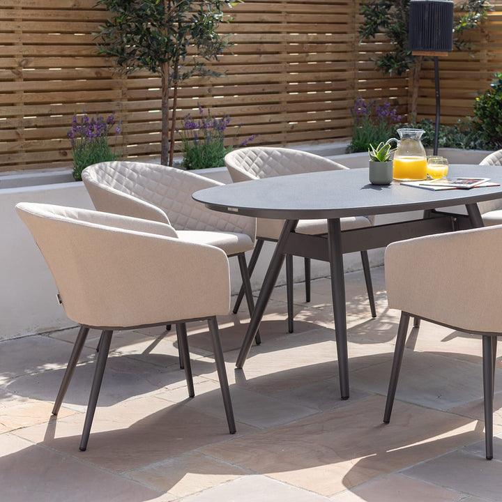 Maze -  Ambition 6 Seat Oval Dining Set