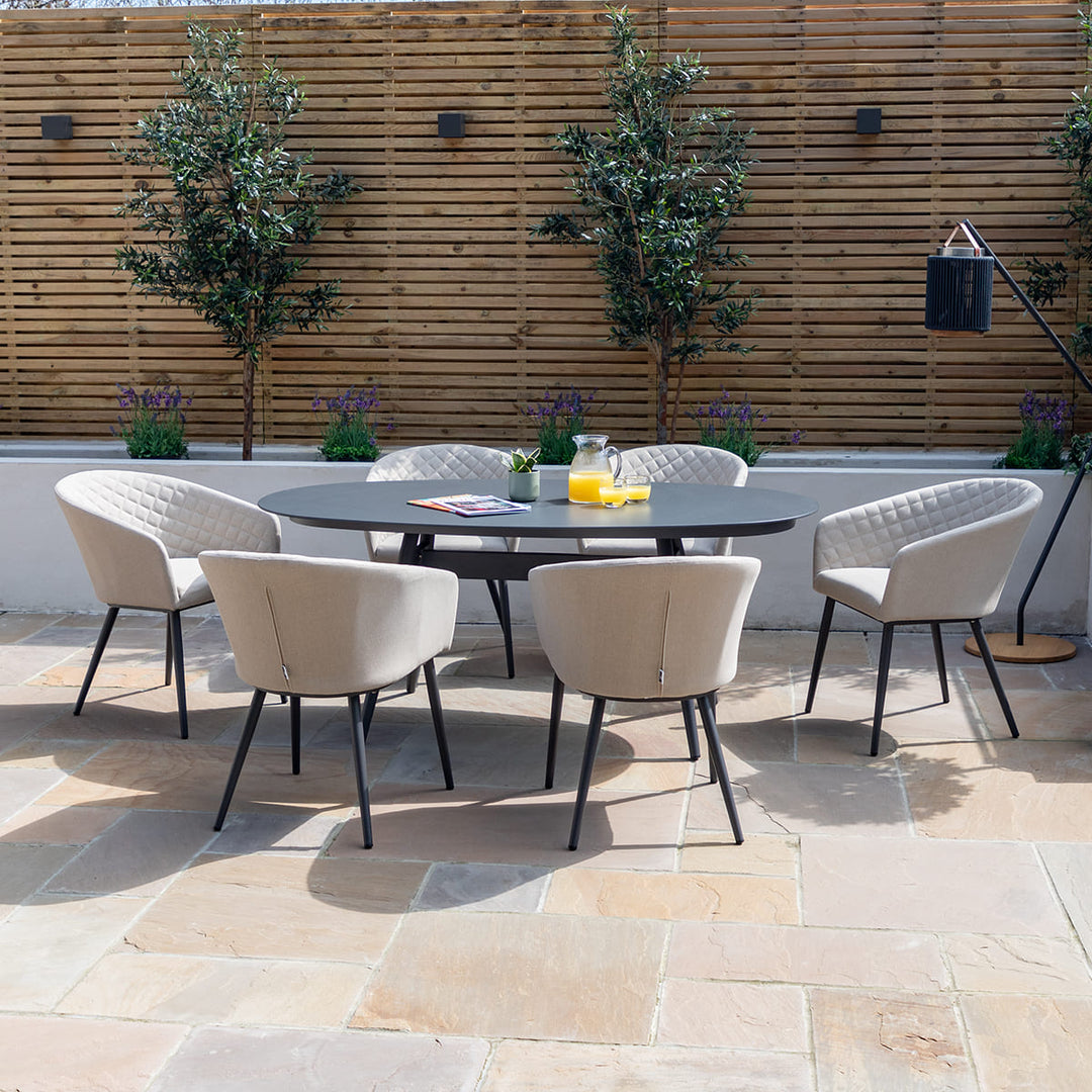 Maze -  Ambition 6 Seat Oval Dining Set