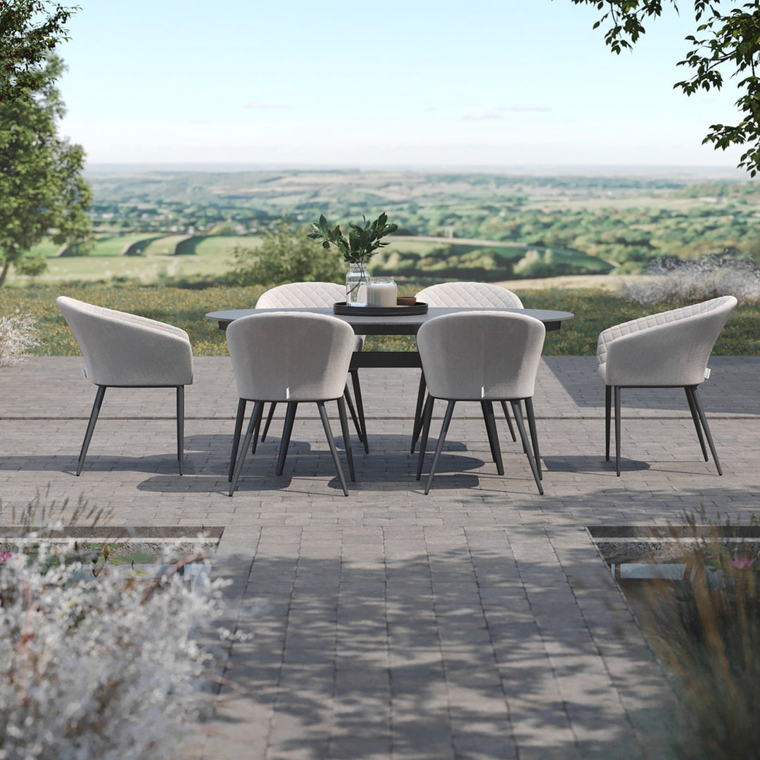 Maze -  Ambition 6 Seat Oval Dining Set
