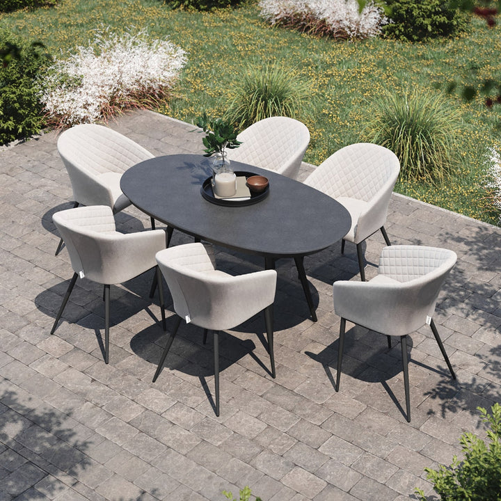 Maze -  Ambition 6 Seat Oval Dining Set