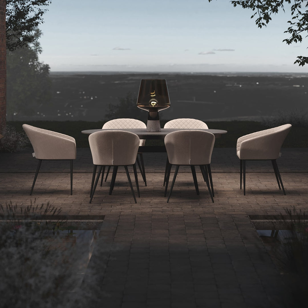Maze -  Ambition 6 Seat Oval Dining Set