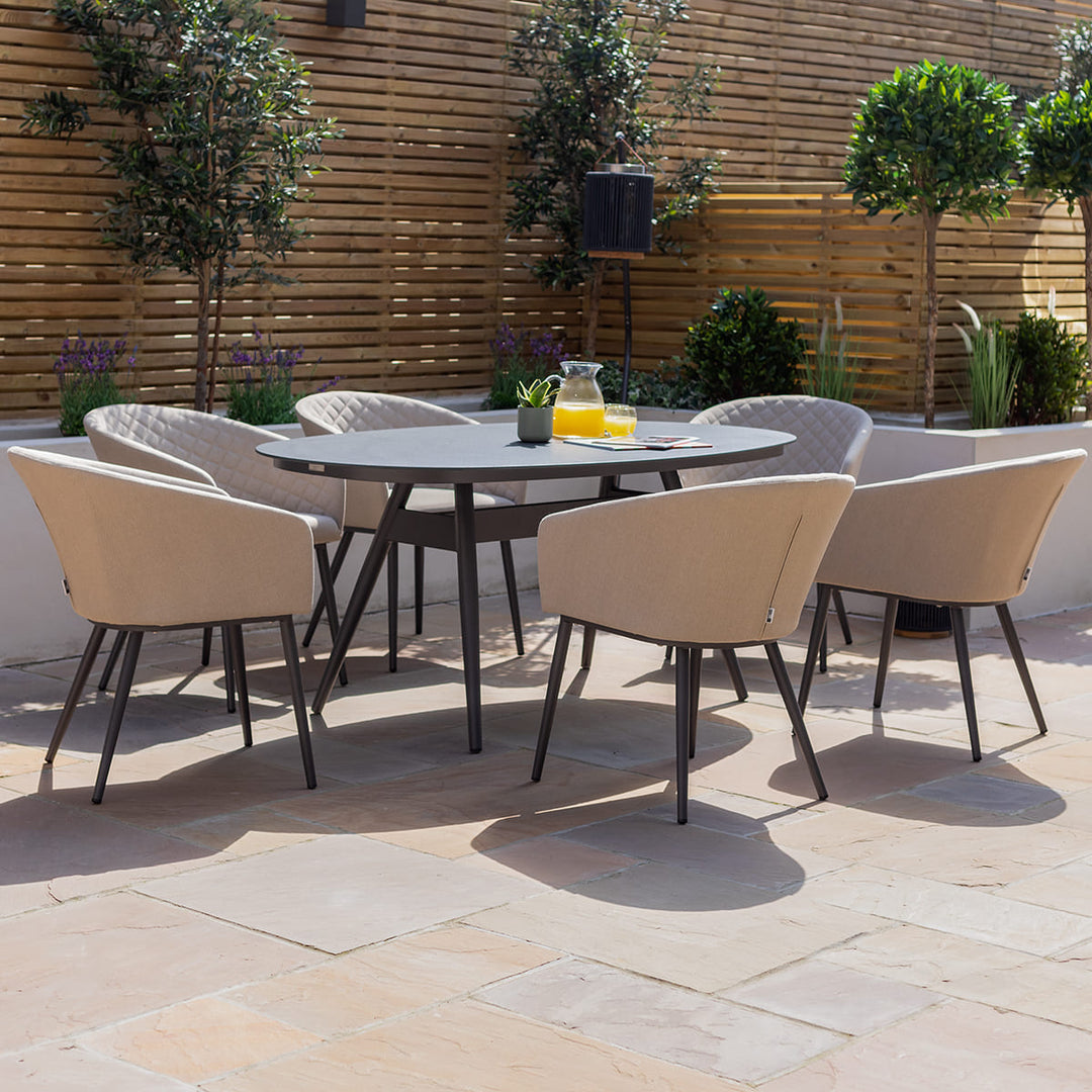 Maze -  Ambition 6 Seat Oval Dining Set