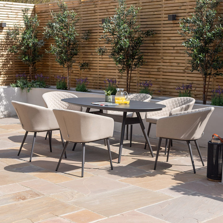 Maze -  Ambition 6 Seat Oval Dining Set